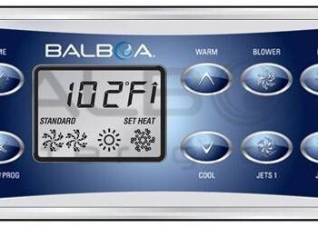 Balboa VL801D - spolehlivý ovládací panel pro vířivky