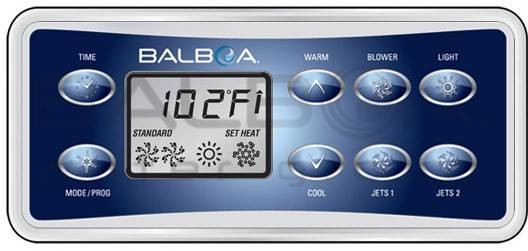 Balboa VL801D - spolehlivý ovládací panel pro vířivky Balboa VL801D - spolehlivý ovládací panel pro vířivky
