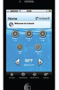 GECKO IN.Touch – wifi připojení vířivky JR