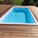 swim spa bazén laminátový do země
