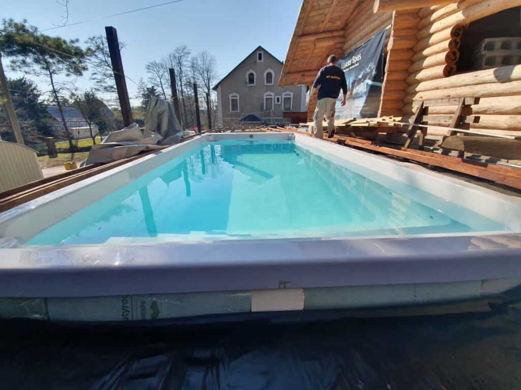 Bazén swim pool idol spa jen skelet jako laminátový bazén