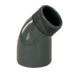 PVC tvarovka – Úhel 45° 50 x 1 1/2“ ext.