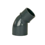PVC tvarovka – Úhel 45° 63 int. x 63 ext.