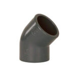 PVC tvarovka – Úhel 45° 90 mm