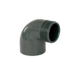 PVC tvarovka – Úhel 90° 50 x 1 1/2“ ext.