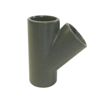 PVC tvarovka - T-kus 45° 63 mm