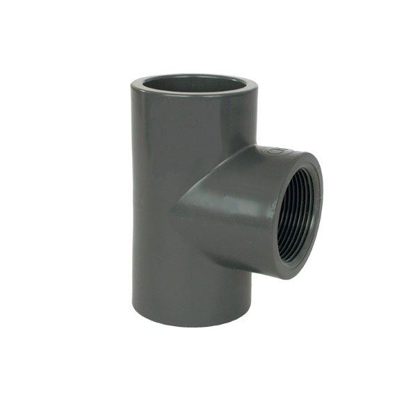 PVC tvarovka - T-kus 90° 50 x 1 1/2“ int. PVC tvarovka - T-kus 90° 50 x 1 1/2“ int.