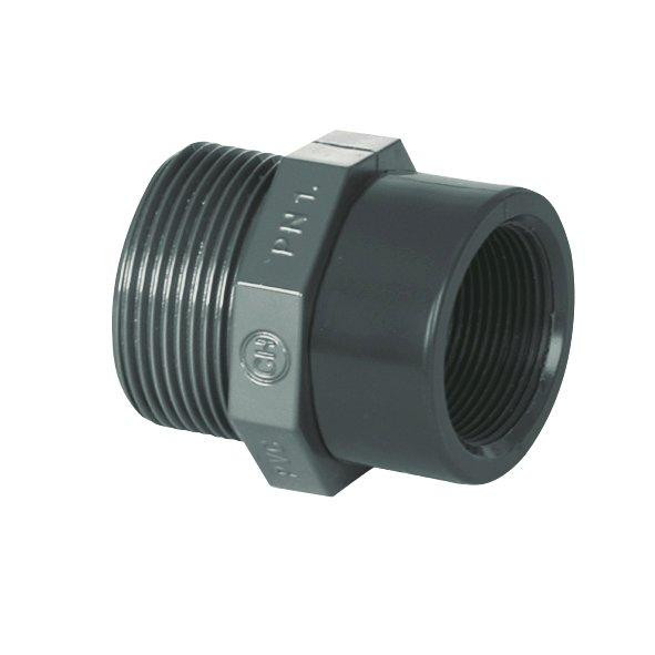 PVC tvarovka - Redukce 1 1/2“ ext. x 3/4“ int. PVC tvarovka - Redukce 1 1/2“ ext. x 3/4“ int.