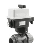 Kulový el. dvoucestný ventil 50 mm, 230 V, FIP – pro solární systémy