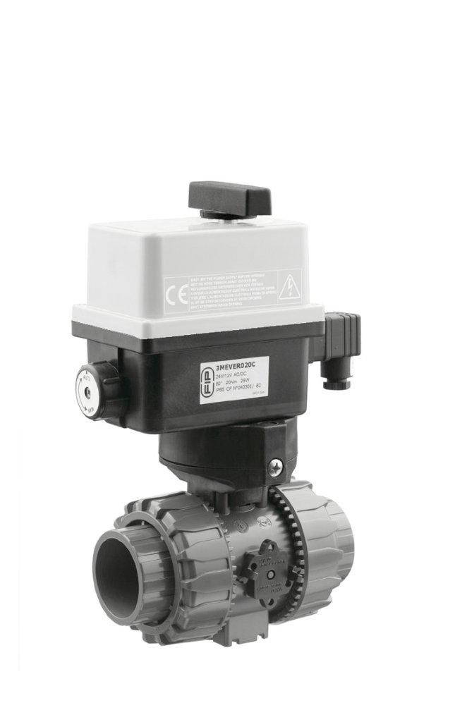 Kulový el. dvoucestný ventil 50 mm, 230 V, FIP – pro solární systémy Kulový el. dvoucestný ventil 50 mm, 230 V, FIP – pro solární systémy
