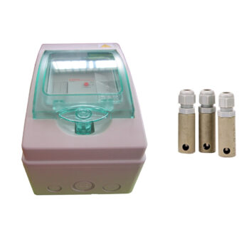 Elektronické automatické hlídání hladiny v rozvaděči + 3x sonda