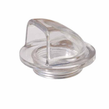 Vtoková mušle transparentní, 11/2“.
