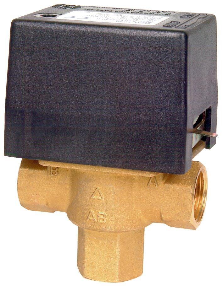 Elektrický trojcestný ventil. Připojení 3/4“ in 230 V Elektrický trojcestný ventil. Připojení 3/4“ in 230 V