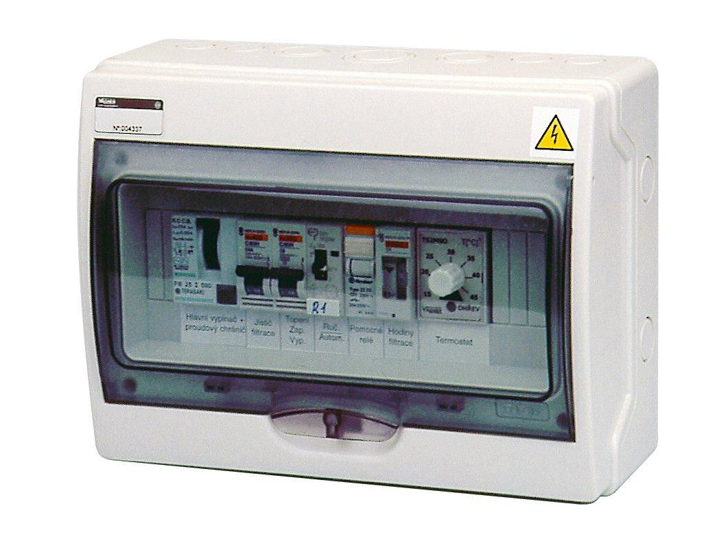Automatické ovládání pro filtraci/výměník - F1V Automatické ovládání pro filtraci/výměník - F1V