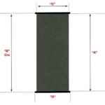 Solární kolektor SC 1,2 m x 3,0 m — plocha 3,6 m2