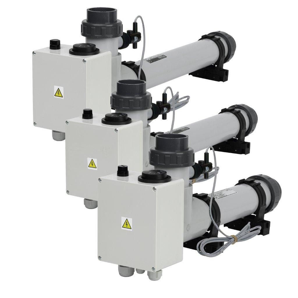 Topení EOVp-18, 18 kW, 400 V, plast s el. průtokovou klapkou Topení EOVp-18, 18 kW, 400 V, plast s el. průtokovou klapkou