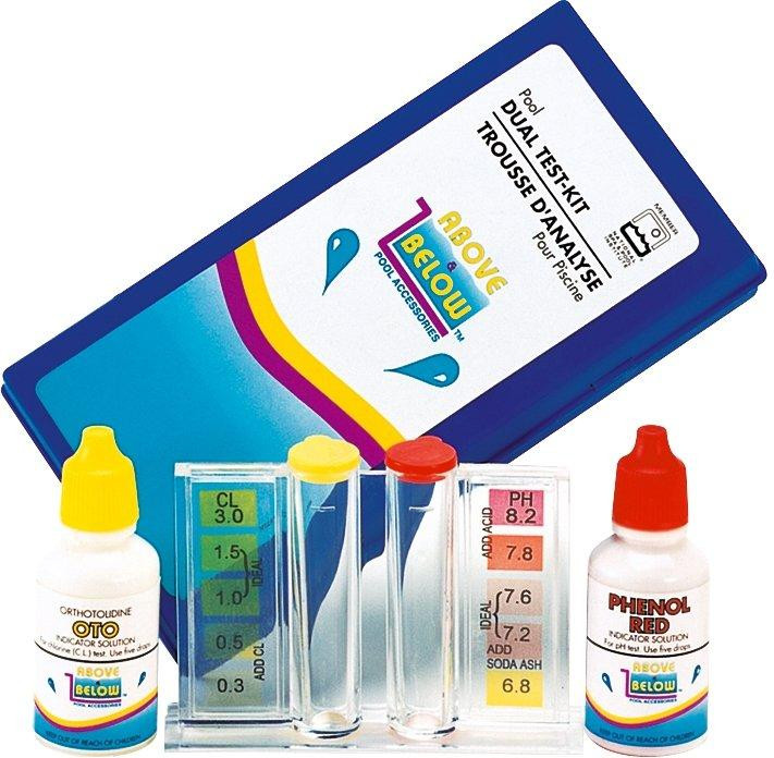 Tester kapičkový – Cl/pH – metoda pomocí kapek (v pouzdře) Tester kapičkový – Cl/pH – metoda pomocí kapek (v pouzdře)