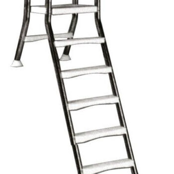 Žebřík ESP pro nezapuštěné bazény, 5+1 stupeň, pro bazény 1,5 m výšky, AISI 304