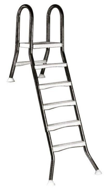 Žebřík ESP pro nezapuštěné bazény, 5+1 stupeň, pro bazény 1,5 m výšky, AISI 304 Žebřík ESP pro nezapuštěné bazény, 5+1 stupeň, pro bazény 1,5 m výšky, AISI 304