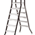 Žebřík EEP pro nezapuštěné bazény, 5+5 stupně, pro bazény 1,5 m výšky, AISI 304