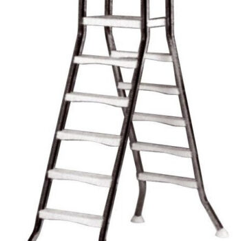 Žebřík EEP pro nezapuštěné bazény, 5+5 stupně, pro bazény 1,5 m výšky, AISI 304