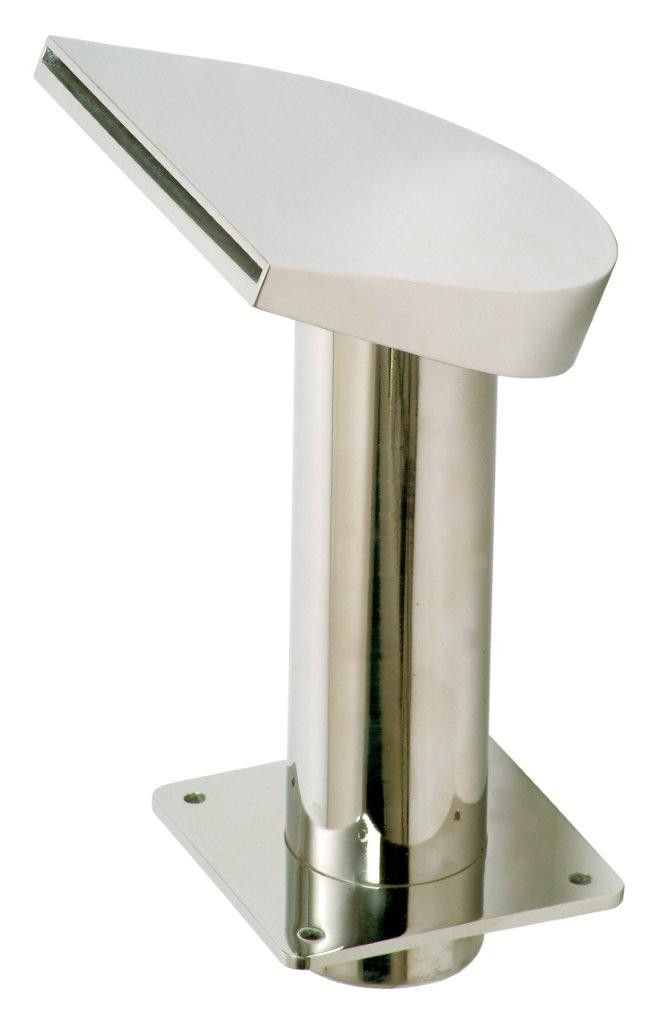 Chrlič - Půlměsíc nízký,Š250 mm,připojení 75 mm,AISI 316,proud nahoru Chrlič - Půlměsíc nízký,Š250 mm,připojení 75 mm,AISI 316,proud nahoru