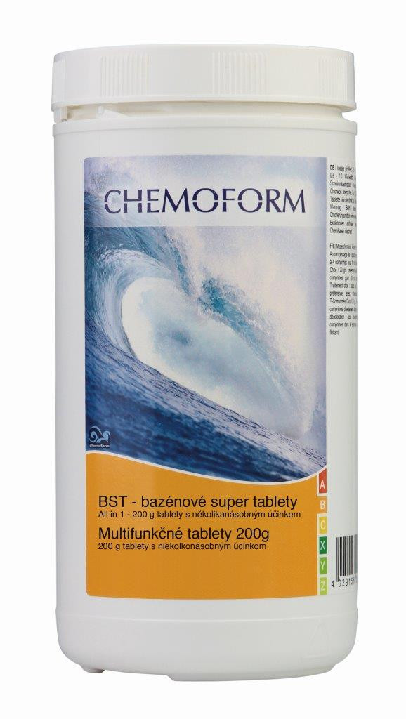 BST - bazénové super tablety maxi - 1 kg BST - bazénové super tablety maxi - 1 kg