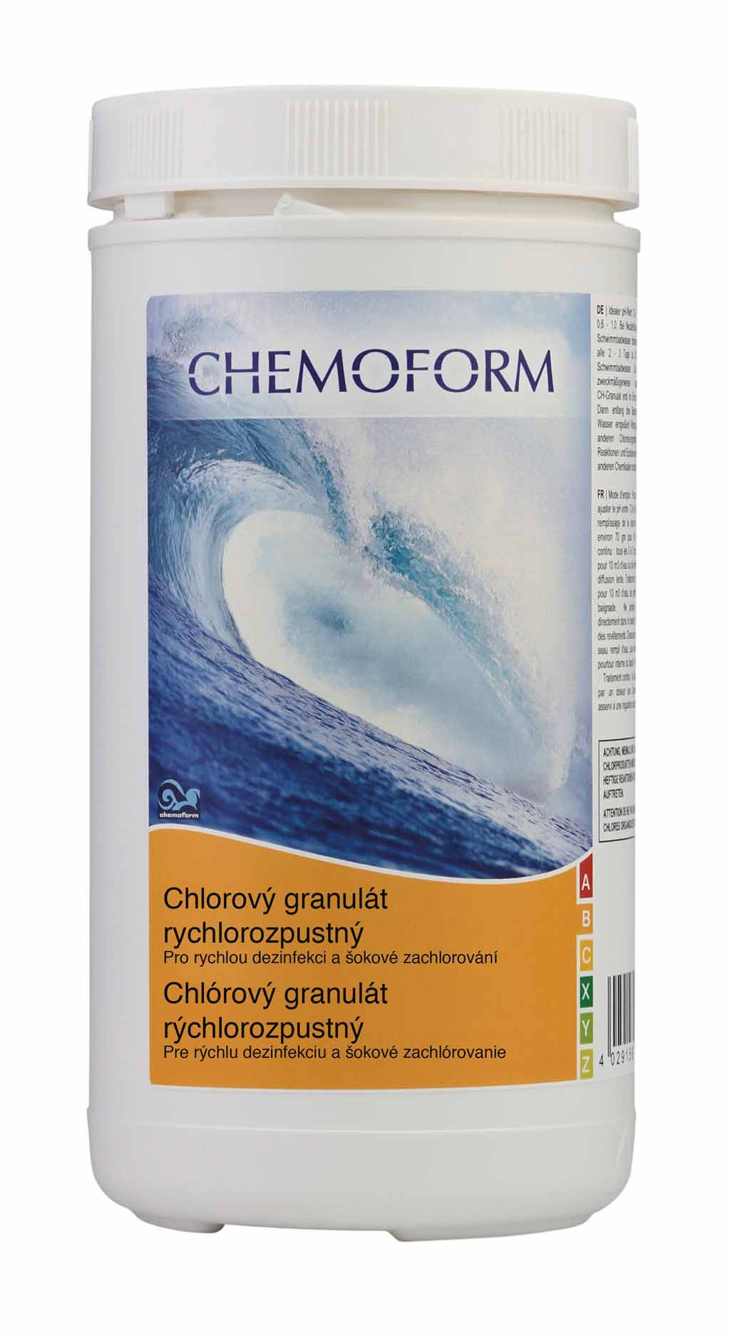 Chlórový granulát rychlorozpustný 1 kg Chlórový granulát rychlorozpustný 1 kg