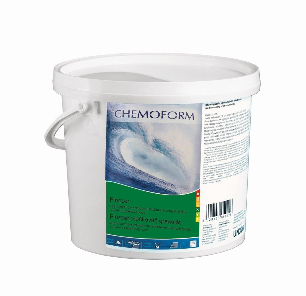 Floccer vločkovač granulát - 5 kg Floccer vločkovač granulát - 5 kg