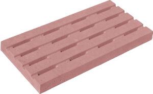 Dekorace - mřížka roštu 500 x 250 x tl. 40 mm -- povrch RŮŽOVÁ SAHARA