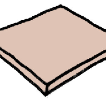 Dlažba Sahara - růžová - čtvercový díl 500x500x35mm, 1m2