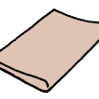 Dlažba Memphis - růžová - rovný díl zaoblený 400 x 340 mm, 1ks