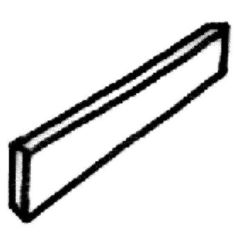 Dekorace - soklový obrubník 500 x 100 x tl. 10 mm
