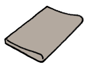 Dlažba Ardoise - šedá - rovný díl zaoblený 500 x 350 mm, 1ks