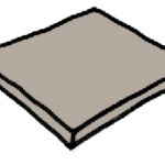 Dlažba Ardoise – šedá – čtvercový díl 500x500x25mm, 1m2